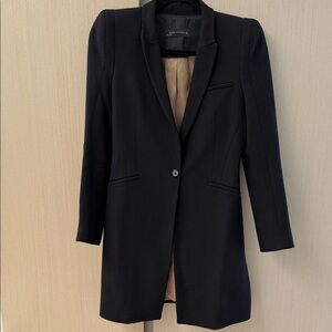 Zara Black Women's Blazer Coat